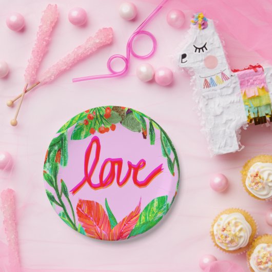 Weihnachtsfolien - Liebe Pappteller (Party)