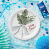 Weihnachtsfolien Pappteller (Party)