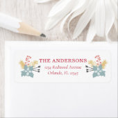 Weihnachtsfolien-Rücksendeadresse (Insitu)