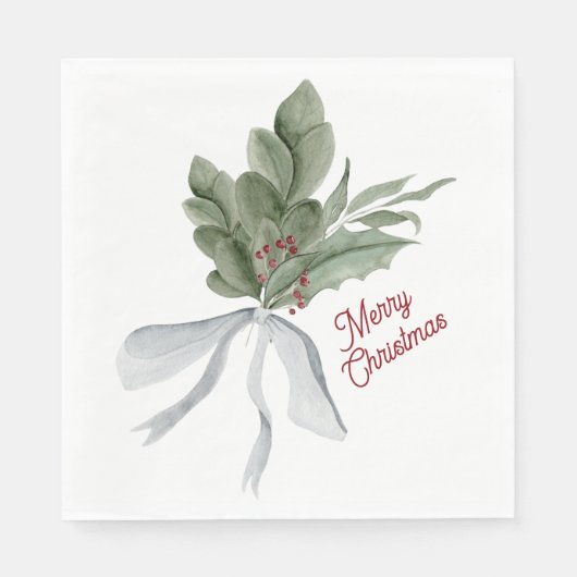 Weihnachtsfolien Serviette (Vorderseite)