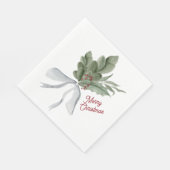 Weihnachtsfolien Serviette (Ecke)