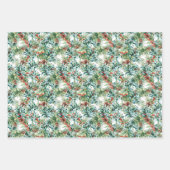 Weihnachtsfolien, Streifen und Kariert Geschenkpapier Set (Vorderseite 2)