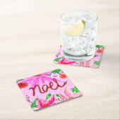 Weihnachtsfolien - Weihnachten Rechteckiger Pappuntersetzer (Vor Ort)