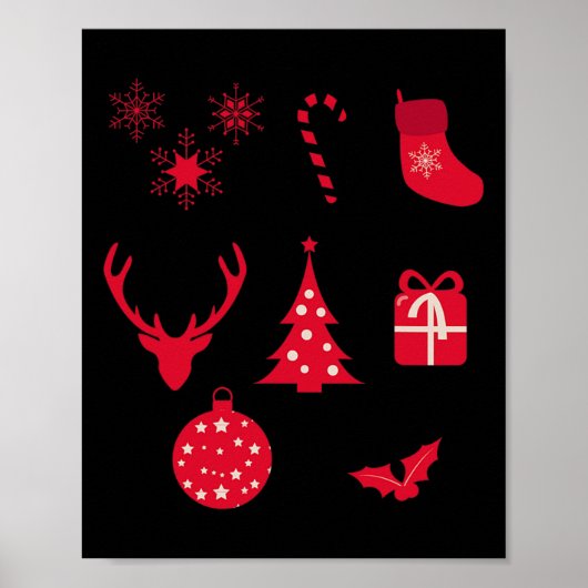 Weihnachtsformen poster (Vorne)