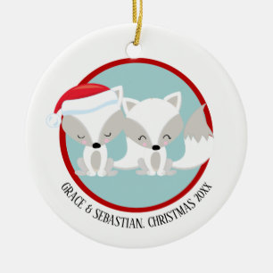 Weihnachtsfosse Personalisiert Keramik Ornament
