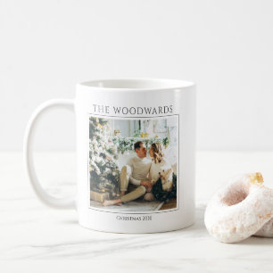 Weihnachtsfoto-Andenken für Paare Kaffeetasse