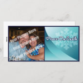 WeihnachtsFoto Card005 Feiertagskarte (Vorne/Hinten)