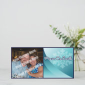 WeihnachtsFoto Card005 Feiertagskarte (Stehend Vorderseite)