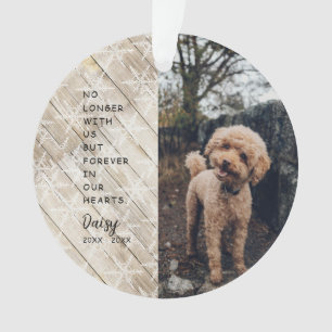Weihnachtsfoto 'Für immer in unseren Herzen' Ornament