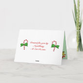 WeihnachtsFoto-Karte Feiertagskarte (Rückseite)