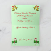 WeihnachtsFoto-Karte Feiertagskarte (Innenseite)