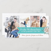 Weihnachtsfoto-Karten Feiertagskarte (Vorne/Hinten)