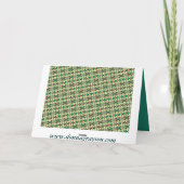 WeihnachtsFoto-Rahmen Feiertagskarte (Rückseite)