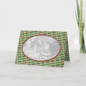 WeihnachtsFoto-Rahmen Feiertagskarte (Vorderseite)