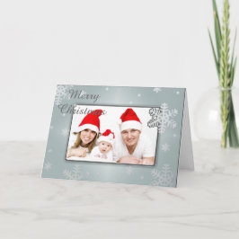 WeihnachtsFoto-Rahmen-Gruß-Karte Feiertagskarte