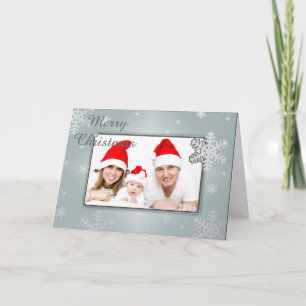 WeihnachtsFoto-Rahmen-Gruß-Karte Feiertagskarte