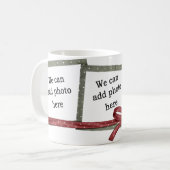 WeihnachtsFoto-Rahmen Kaffeetasse (Vorderseite Links)