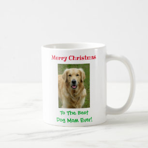 Weihnachtsfoto vom besten Hundemama aller Zeiten Kaffeetasse