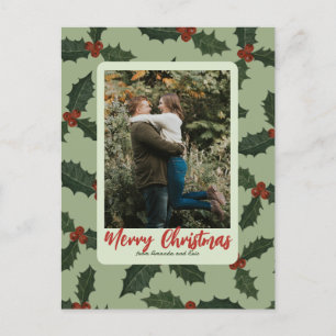 Weihnachtsfoto von Paaren Postkarte