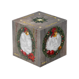 WeihnachtsFoto-Würfel mit 4 Ihrer Fotos Würfel