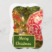 Weihnachtsfotografie Einladung (Vorne/Hinten)