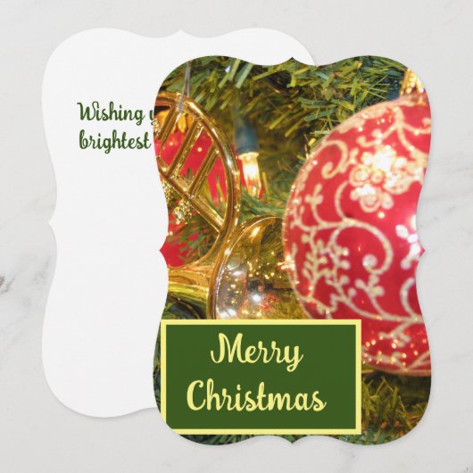 Weihnachtsfotografie Einladung (Vorne/Hinten)