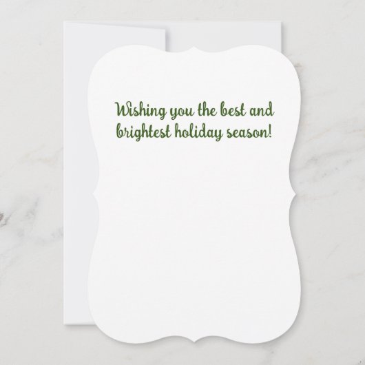 Weihnachtsfotografie Einladung (Rückseite)