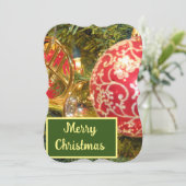 Weihnachtsfotografie Einladung (Stehend Vorderseite)