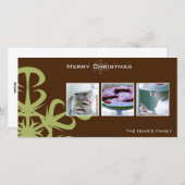 Weihnachtsfotografie Feiertagskarte (Vorne/Hinten)