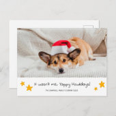 Weihnachtsfotografie Postkarte (Vorne/Hinten)