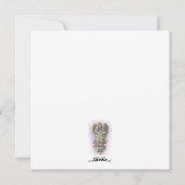 Weihnachtsfotokarte Feiertagskarte (Rückseite)