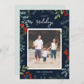 Weihnachtsfotokarte Feiertagskarte (Vorne/Hinten)