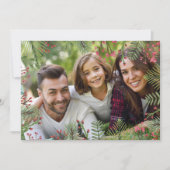 Weihnachtsfotokarte Feiertagskarte (Vorderseite)