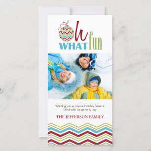 Weihnachtsfotokarte Feiertagskarte