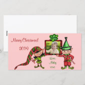 Weihnachtsfotokarte Feiertagskarte (Vorne/Hinten)