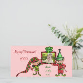 Weihnachtsfotokarte Feiertagskarte (Stehend Vorderseite)