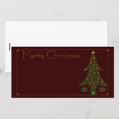 Weihnachtsfotokarte Feiertagskarte (Vorne/Hinten)