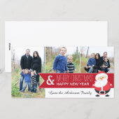 Weihnachtsfotokarte Feiertagskarte (Vorne/Hinten)