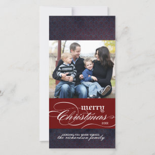 Weihnachtsfotokarten (4x8) feiertagskarte