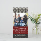 Weihnachtsfotokarten (4x8) feiertagskarte (Stehend Vorderseite)