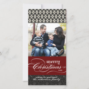 Weihnachtsfotokarten (4x8) feiertagskarte