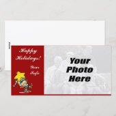 Weihnachtsfotokarten Feiertagskarte (Vorne/Hinten)