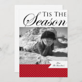 Weihnachtsfotokarten Feiertagskarte (Vorne/Hinten)