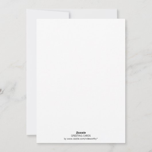 Weihnachtsfotokarten Feiertagskarte (Rückseite)