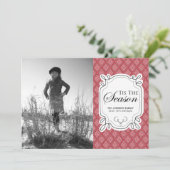 Weihnachtsfotokarten Feiertagskarte (Stehend Vorderseite)