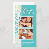 Weihnachtsfotokarten Feiertagskarte (Vorne/Hinten)