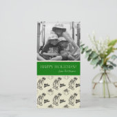 Weihnachtsfotokarten Feiertagskarte (Stehend Vorderseite)