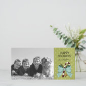 Weihnachtsfotokarten Feiertagskarte (Stehend Vorderseite)
