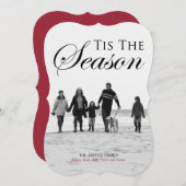 Weihnachtsfotokarten Feiertagskarte (Vorne/Hinten)