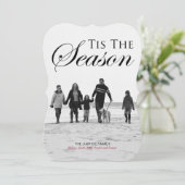 Weihnachtsfotokarten Feiertagskarte (Stehend Vorderseite)